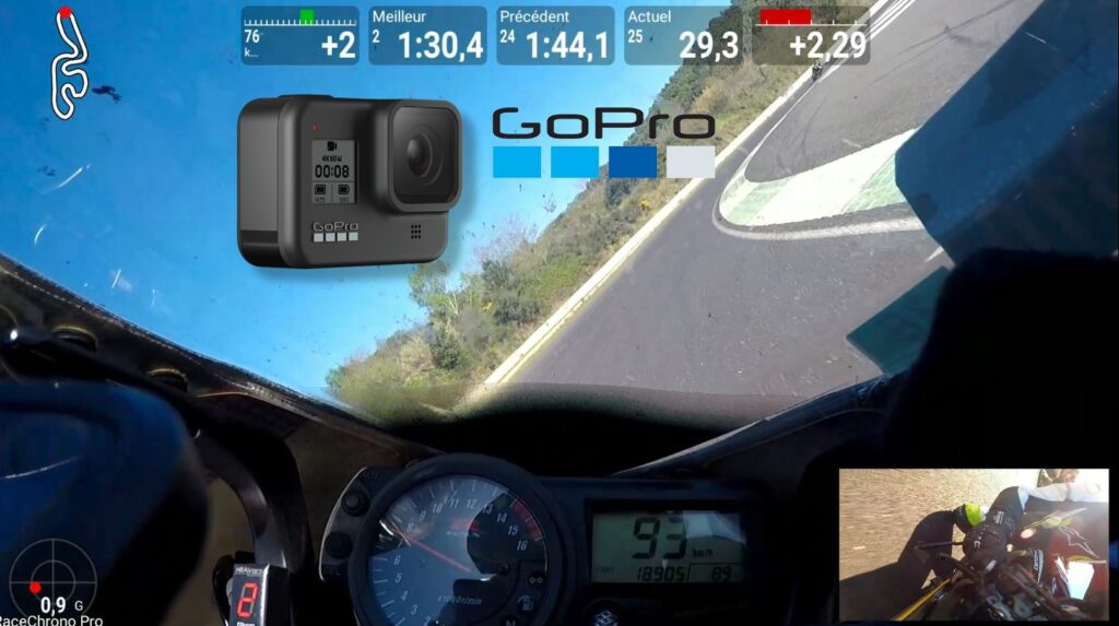 RaceChrono Pro – Montage avec des GoPro